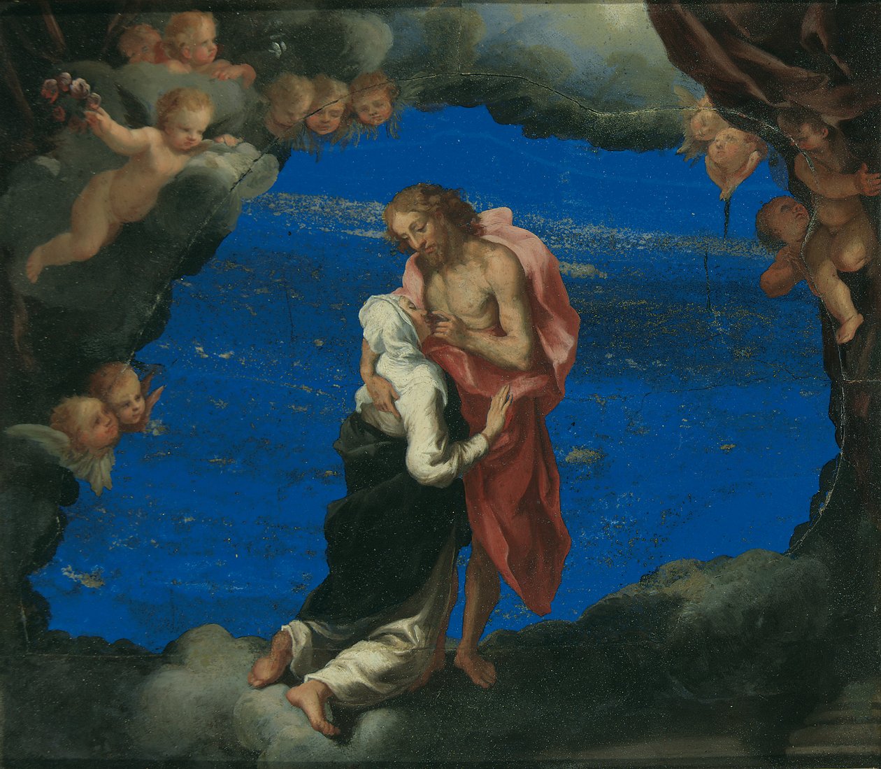 Sainte Catherine à la blessure du Christ - Luigi Primo Gentile