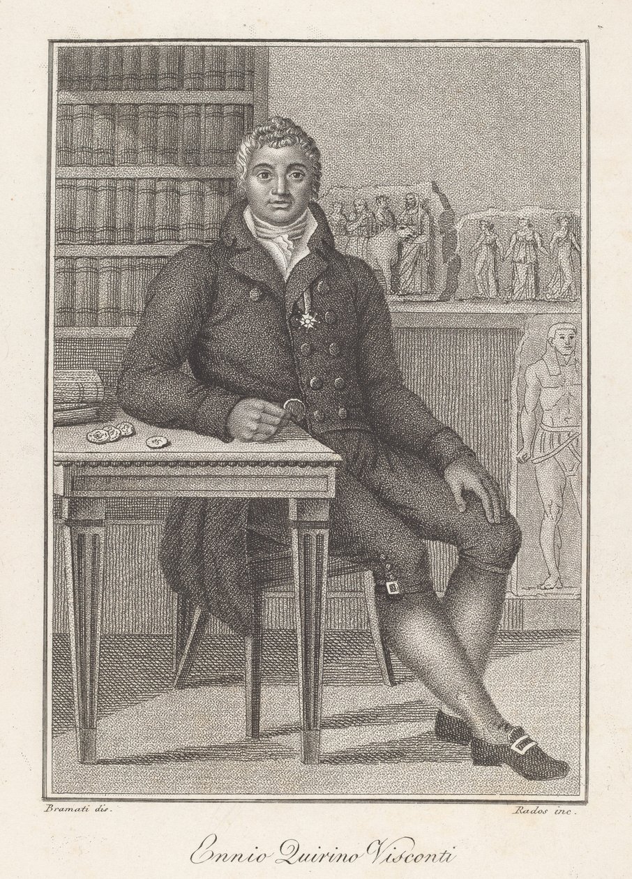 Ennio Quirino Visconti - Luigi Rados, after Luigi Bramati or Antonio Bramati