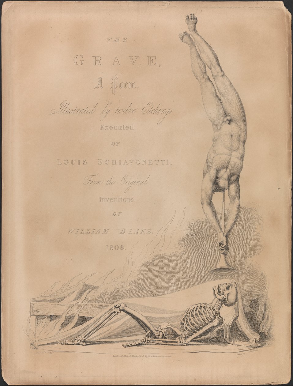 Robert Blair, La Tombe, Page de titre - Luigi Schiavonetti