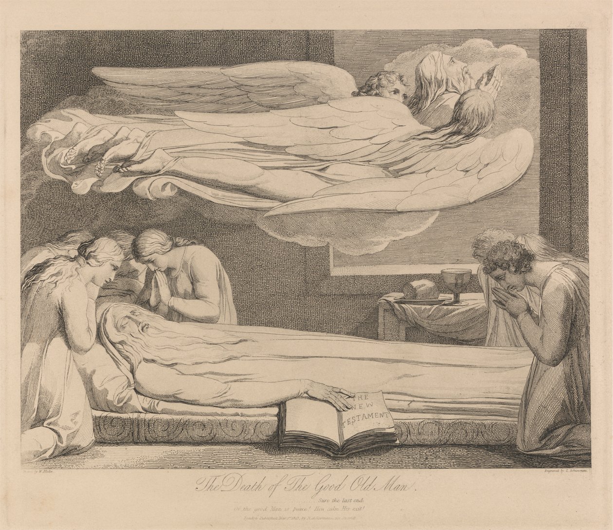 La mort du bon vieillard - Luigi Schiavonetti
