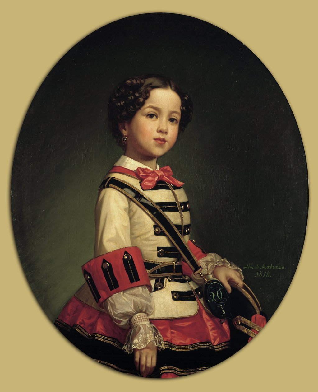 Cristina de Roncali y Gaviria, la petite marquise de Roncali - Luis de Madrazo