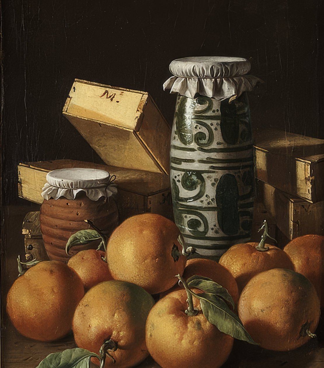 Nature morte avec oranges et sucreries - Luis Egidio Melendez