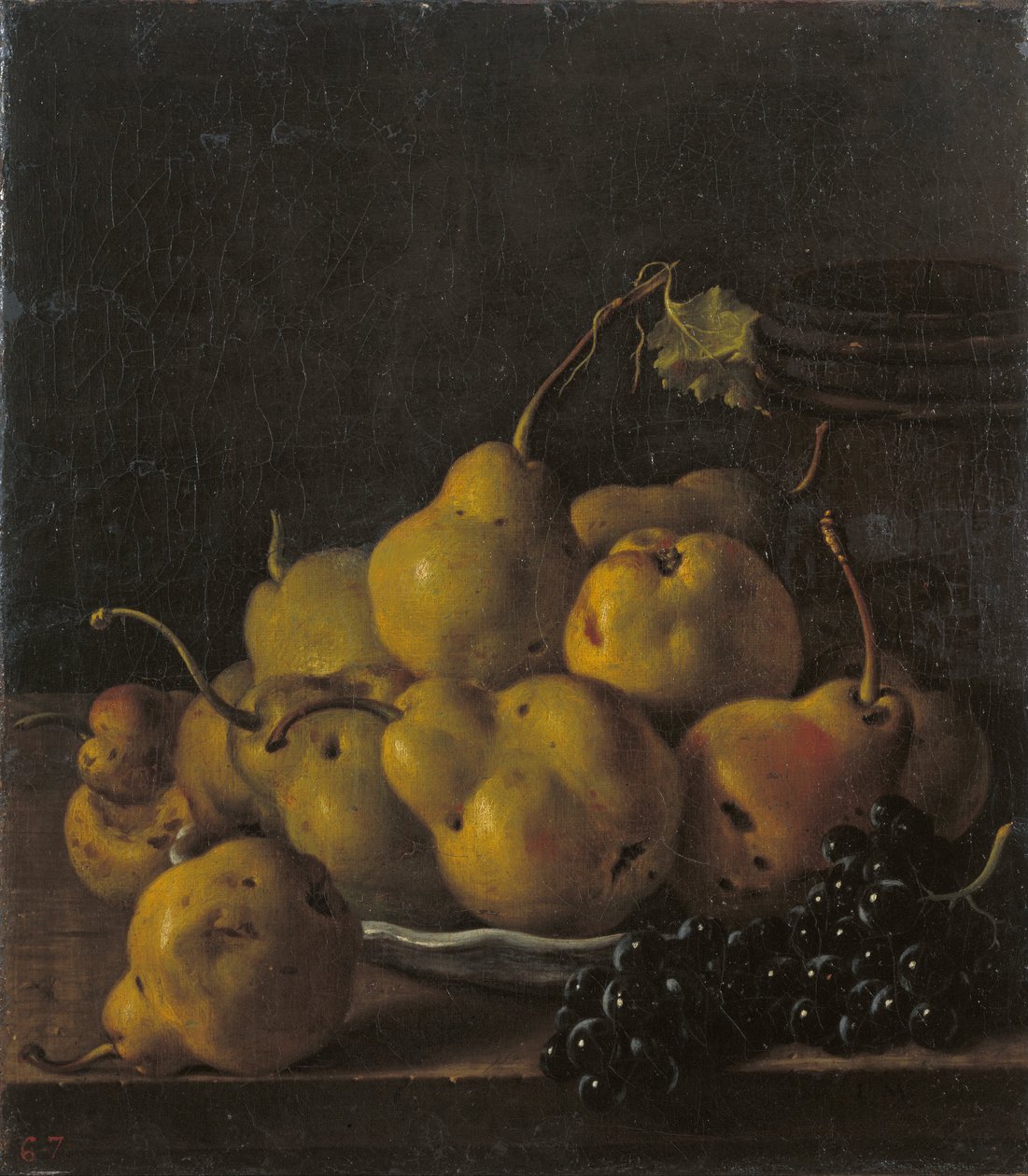 Nature morte aux poires et aux raisins - Luis Egidio Melendez