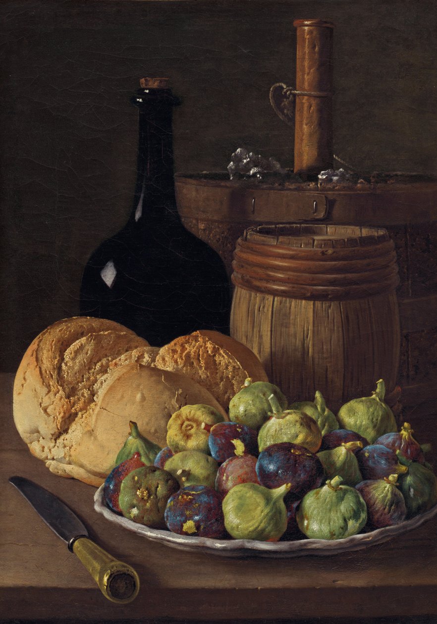 Nature morte avec figues et pain, vers 1770 - Luis Meléndez