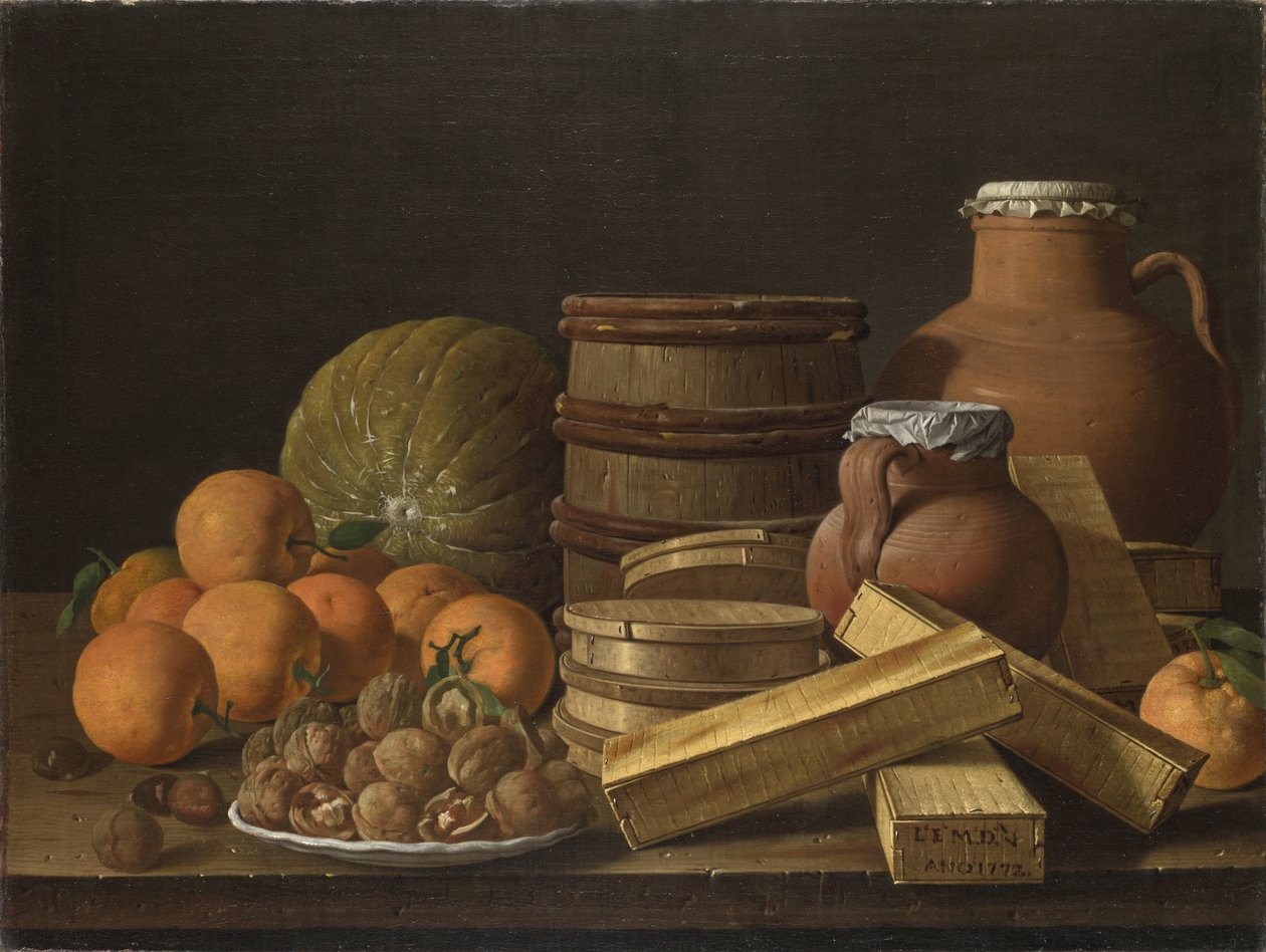 Nature morte avec oranges et noix, 1772 - Luis Egidio Melendez