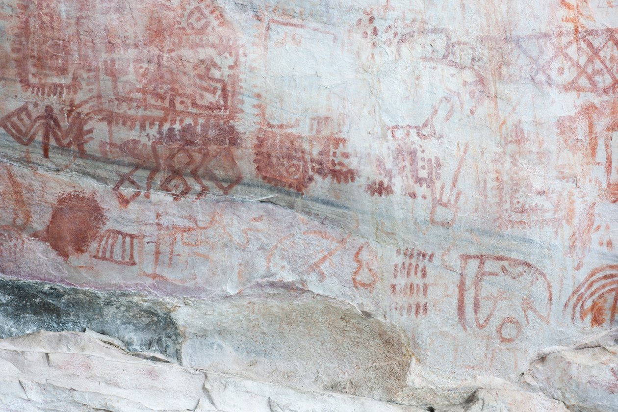 Pictographie, Faical, San Ignacio, Cajamarca, Pérou, 2015 - Luis Rosendo.