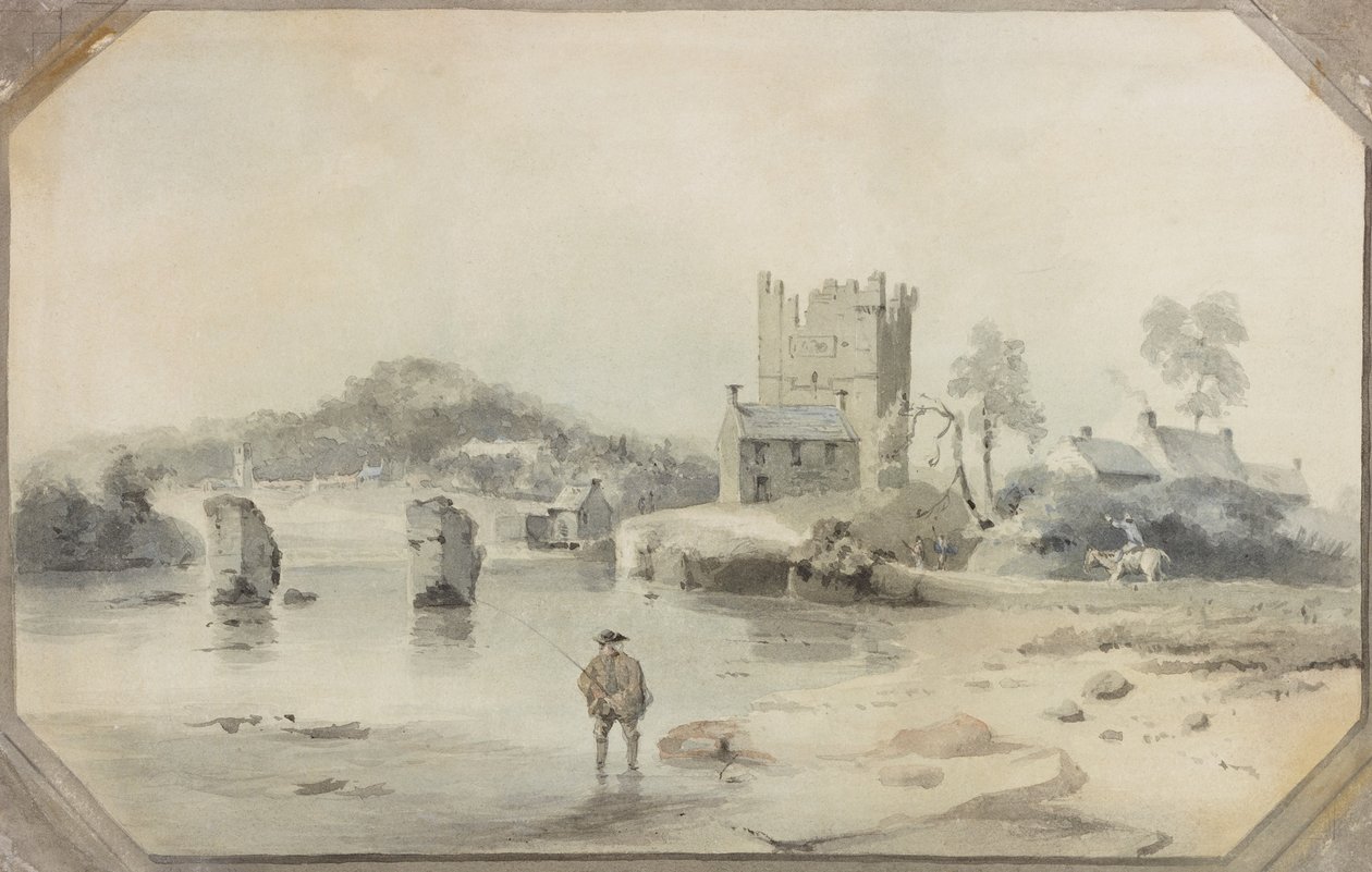 Château de Bywell et ruines d