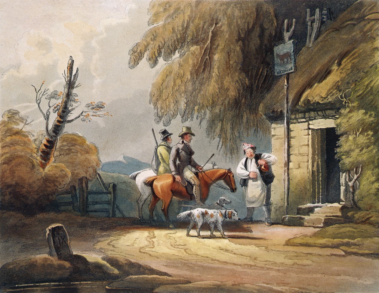 Les sportifs se rafraîchissent, pub. par J.Hassell, 1812 - Luke after Clennell