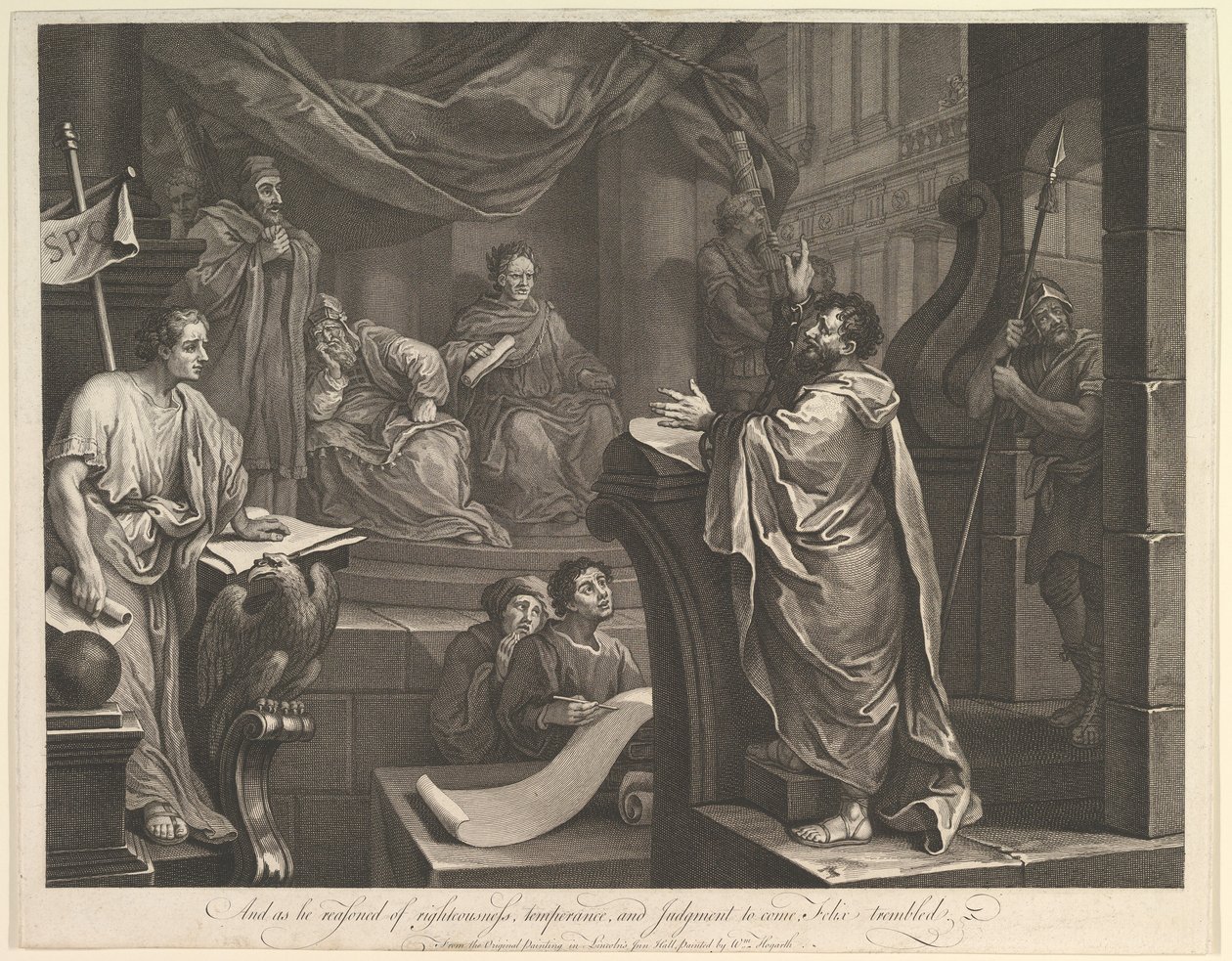 Paul devant Félix, 5 février 1752 - Luke Sullivan