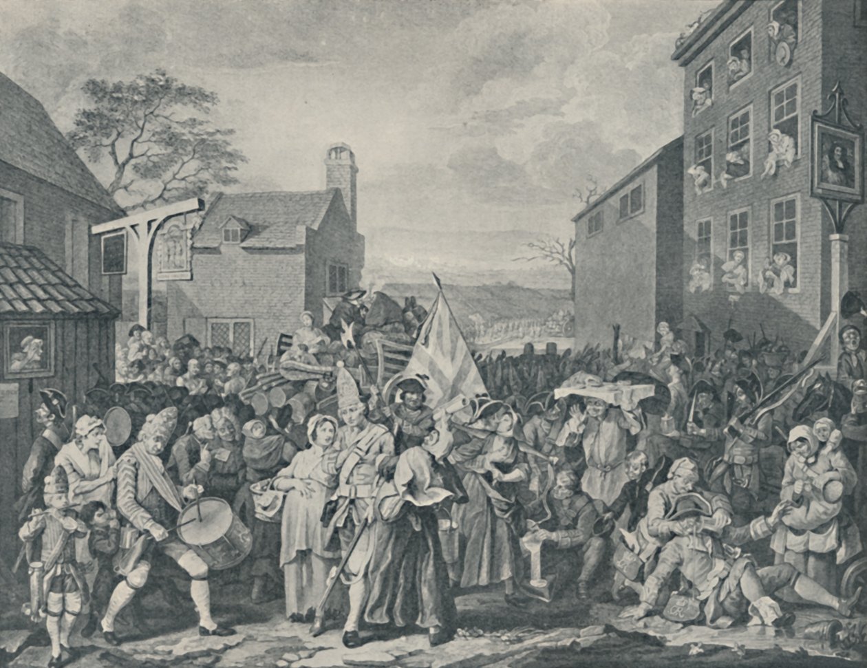 La marche des gardes vers l