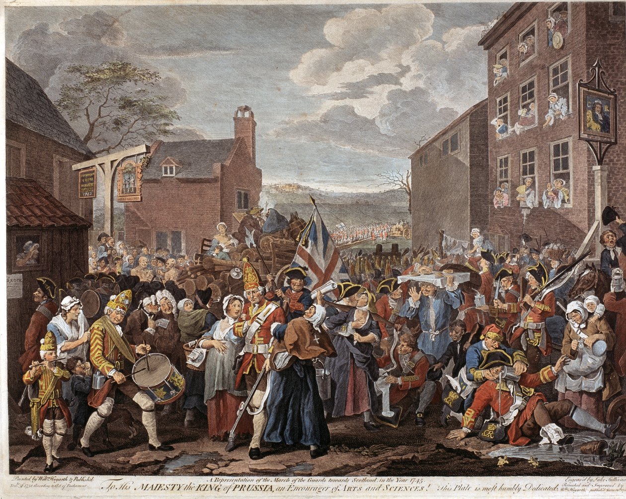 La marche des Gardes vers l