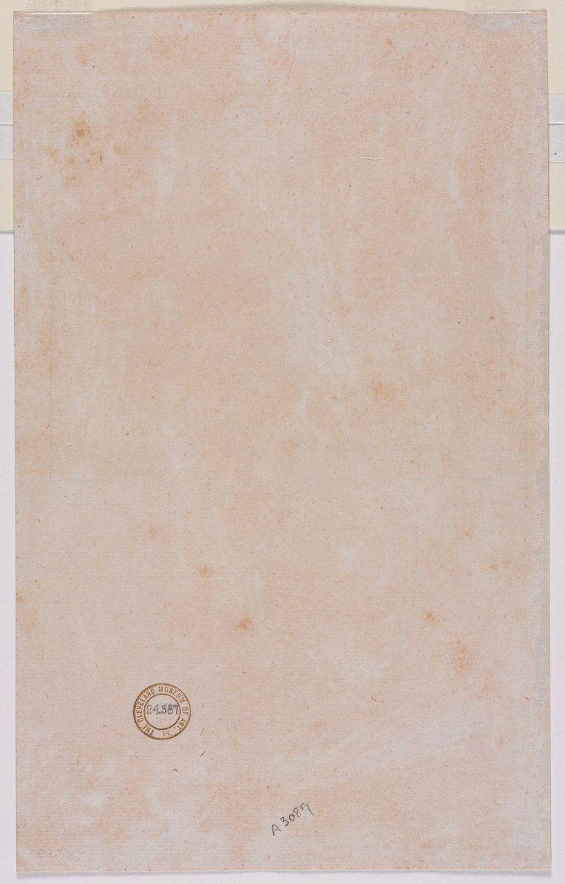Plan architectural verso, milieu des années 1500 - Luzio Romano