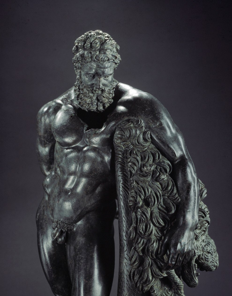 Art grec : Héraclès au repos (détail) - Lysippos (attributed to)