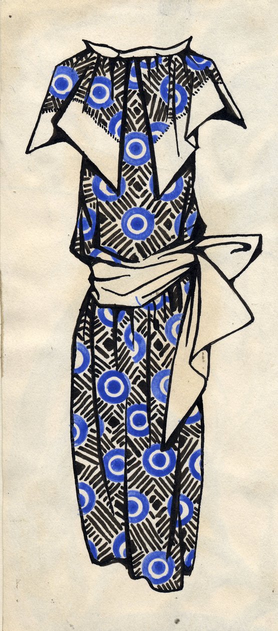 Conception pour une robe, 1924 - Lyubov Sergeevna Popova