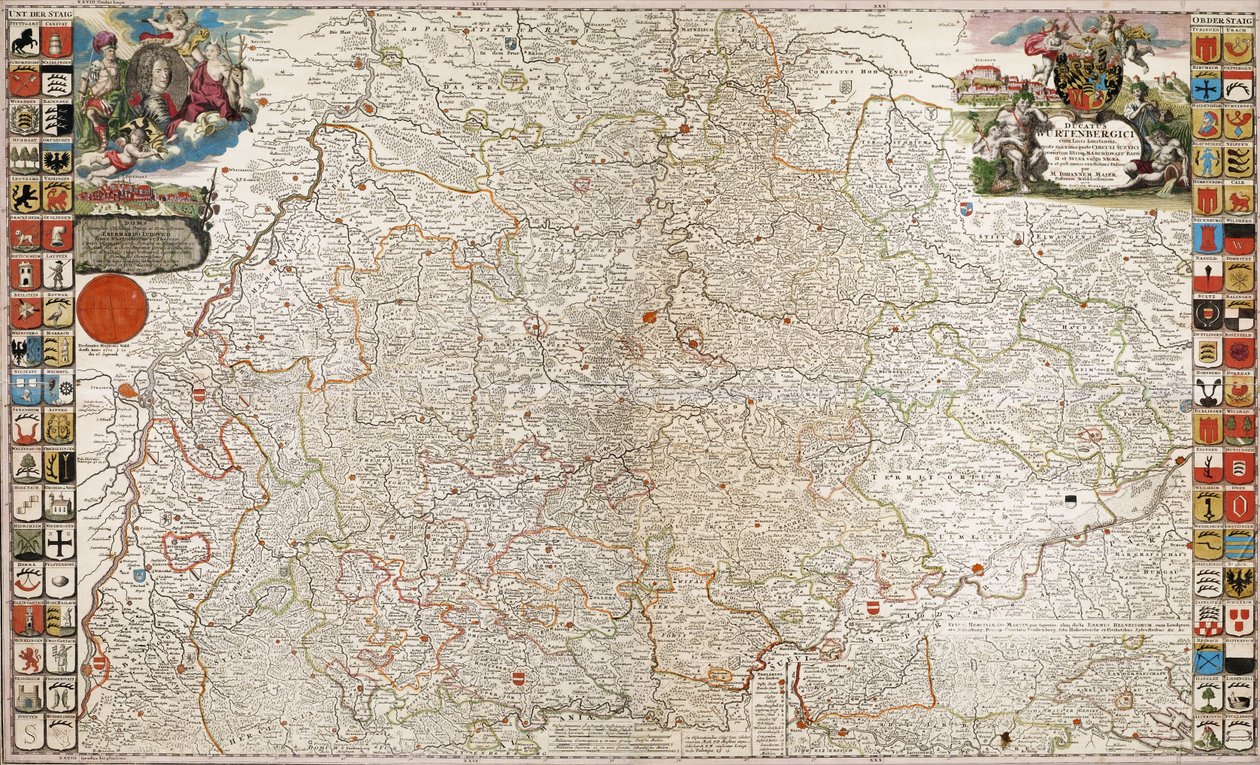 Ducatus Wurtenbergici in totum - M. Johann Majer derivative work