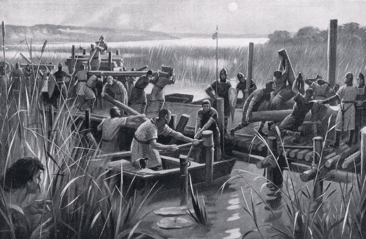 La construction de la chaussée de William à Ely, années 1920 - M. Mackinlay