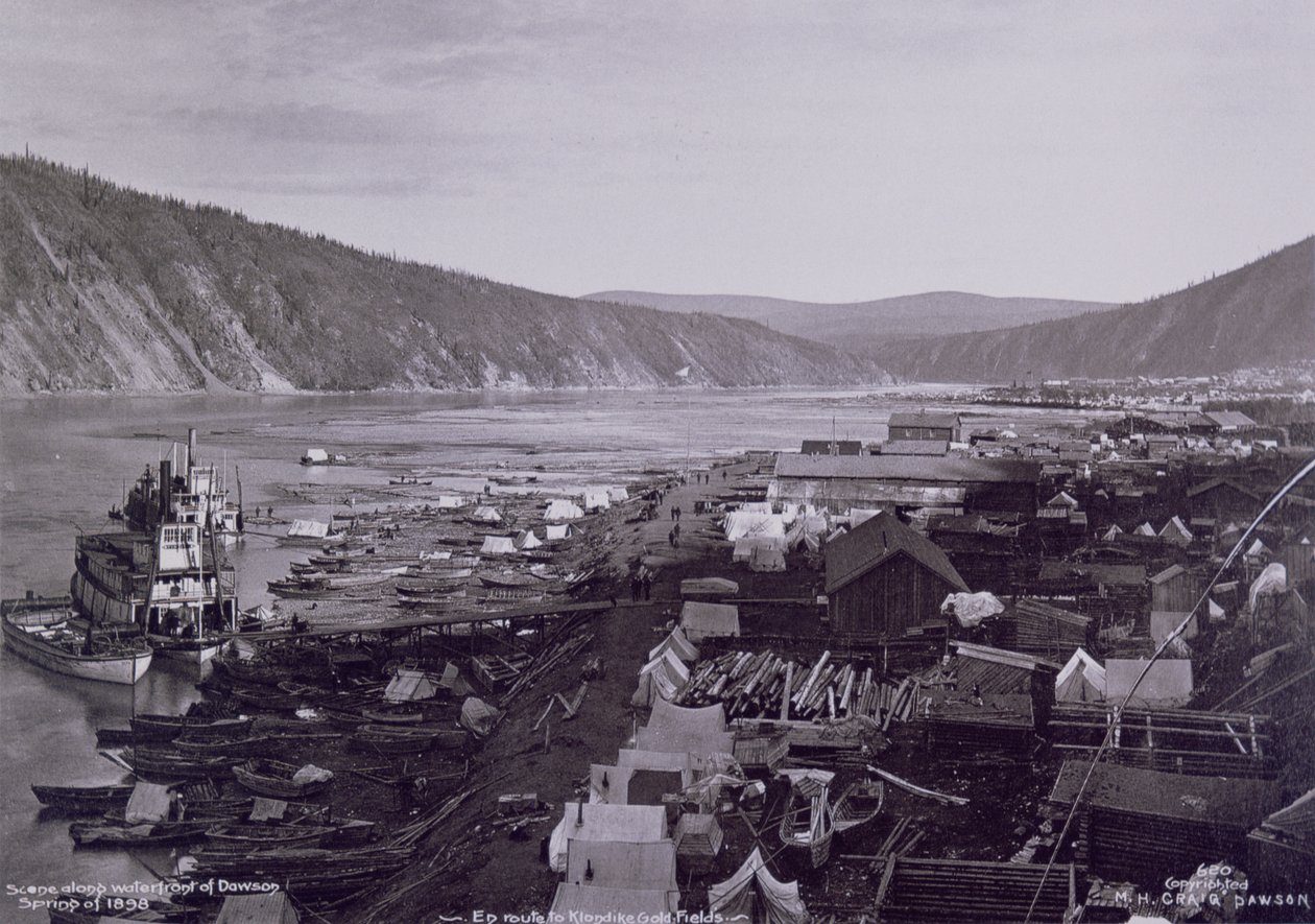 Dawson City au printemps - M.H. Craig