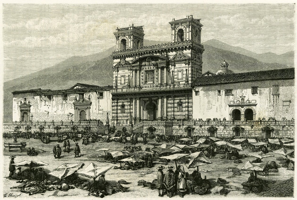 La Cathédrale de Quito (capitale de l