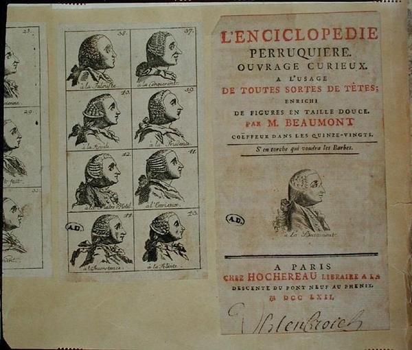 Encyclopédie des perruquiers, publiée à Paris - M. Beaumont