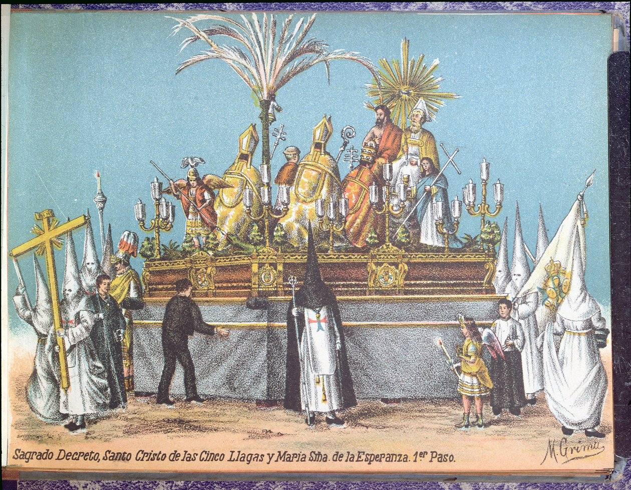 Procession pendant la Semaine Sainte à Séville - M. Grima
