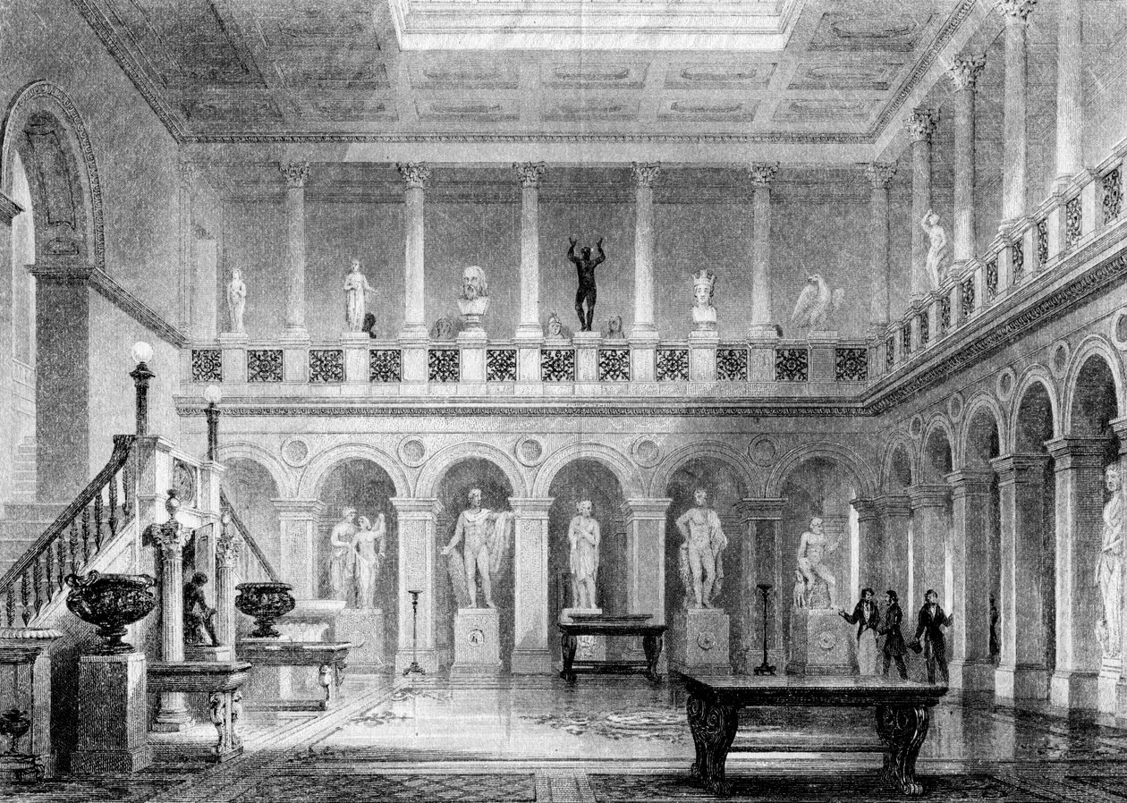 Une salle à Deepdene, Dorking, Surrey, 19e siècle - M. J. Starling