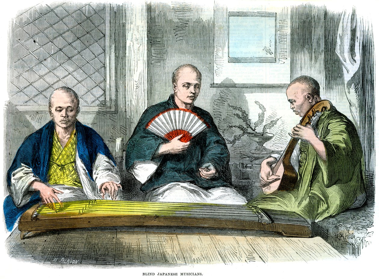 Musiciens japonais aveugles - M. Jackson