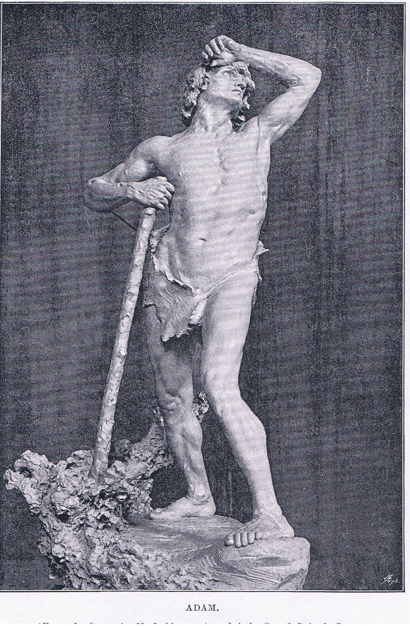 Adam, du Magazine of Art 1893, Cassell and Company - M. Lavergne