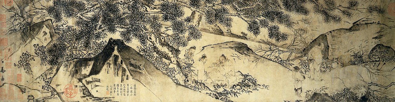 Rouleau de main - Les quatre sages de Shangshan - Ma Yüan