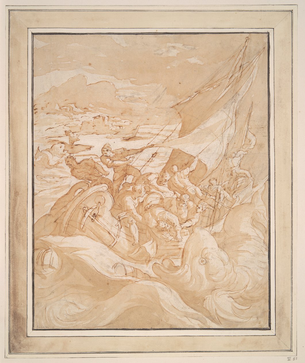 Jonas jeté par-dessus bord - Maarten de Vos