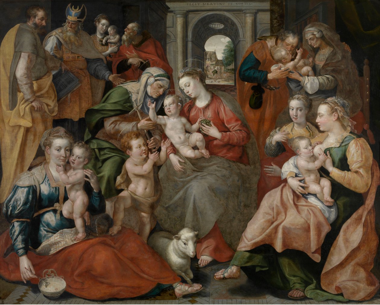 La famille de Sainte Anne - Maarten de Vos