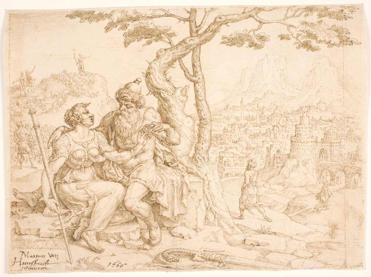 Juda et Tamar - Maarten van Heemskerck