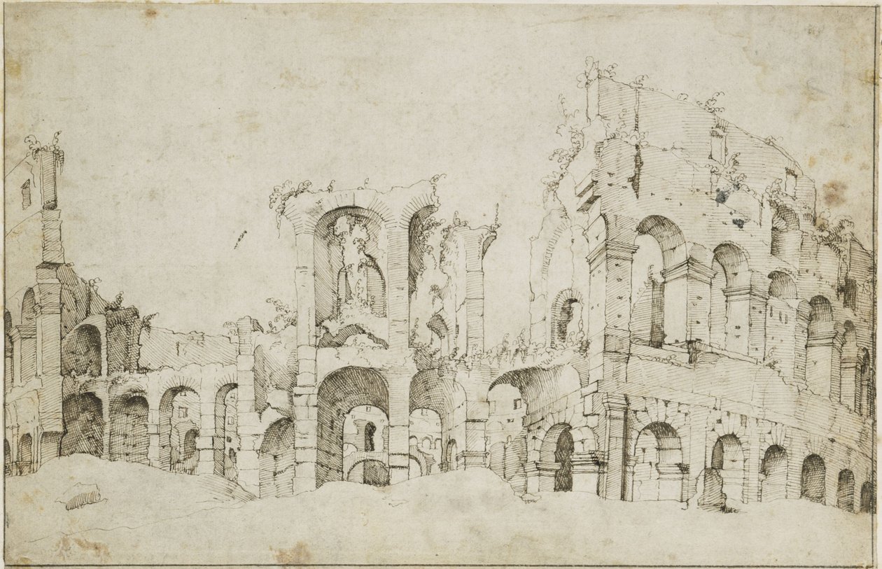 Maarten van Heemskerck - Rome, le Colisée - Maarten van Heemskerck
