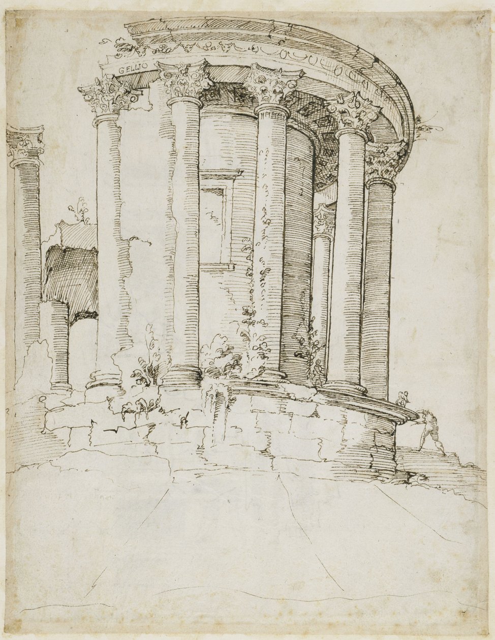 Temple rond à Tivoli - Maarten van Heemskerck