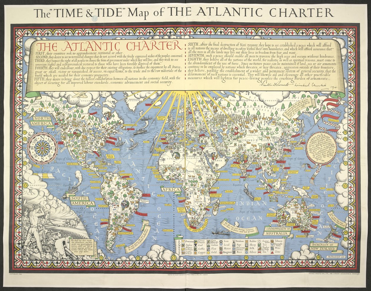Carte des marées et des courants de l