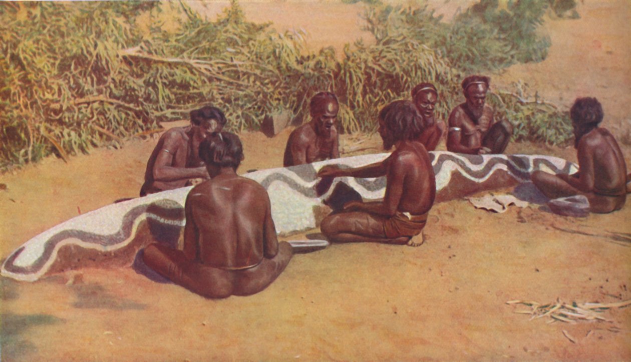 Rituel totémique chez les Noirs australiens, vers 1935 - Macmillan Publishers