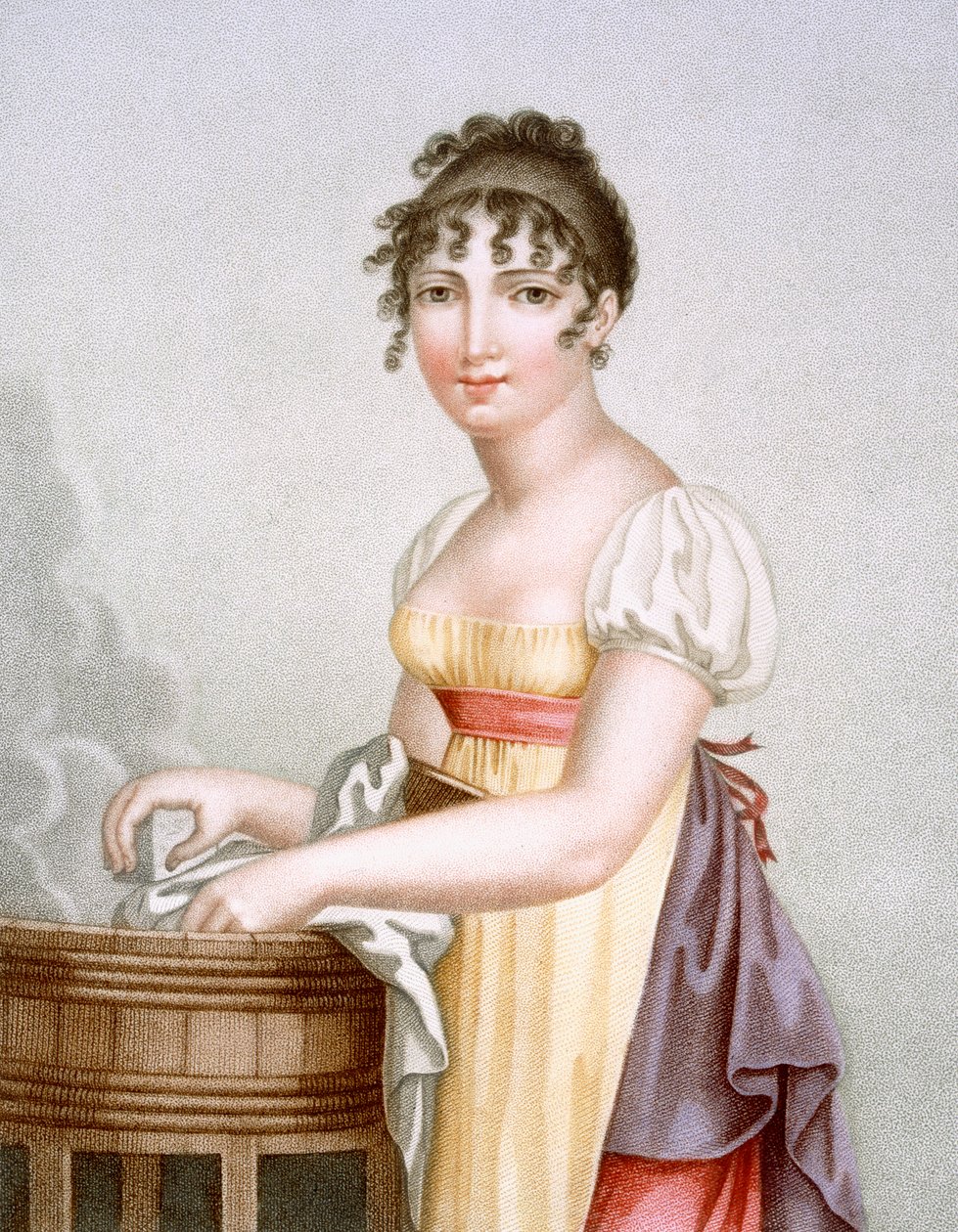 La Blanchisseuse, gravée par Augrand, c.1816 - Madame G. Busset Dubruste