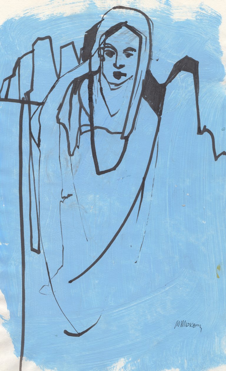 Sketchbook 31, 2025 (peinture à la détrempe, encre, crayon sur papier) - Madgalena Morey