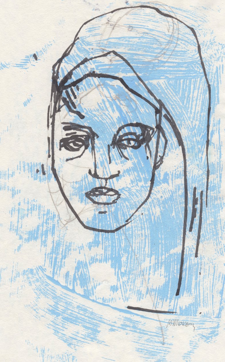 Sketchbook 32, 2025 (peinture à la détrempe, fusain sur papier) - Madgalena Morey