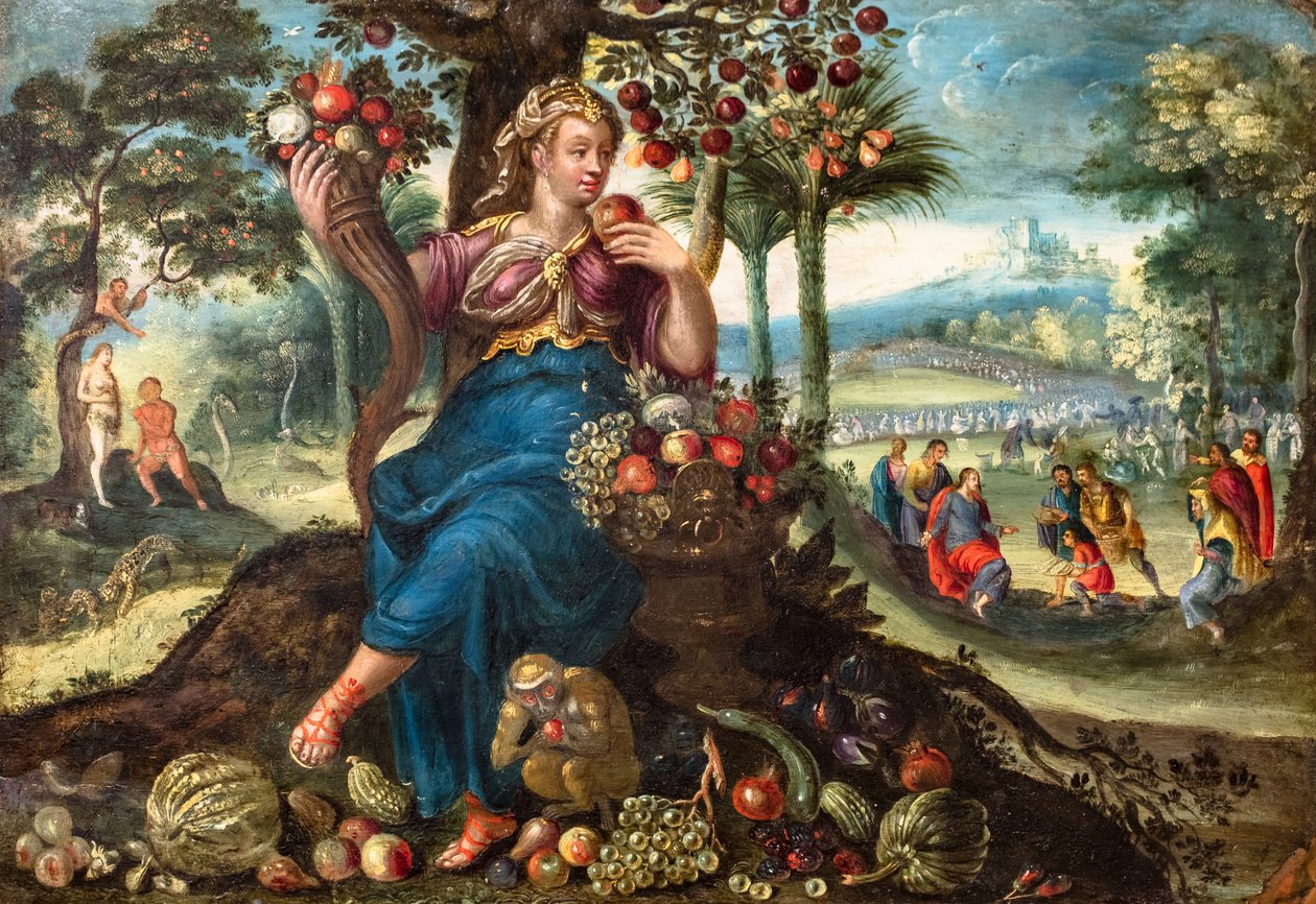 Allégorie du goût, vers 1585-89 (Huile sur cuivre) - Maerten De Vos