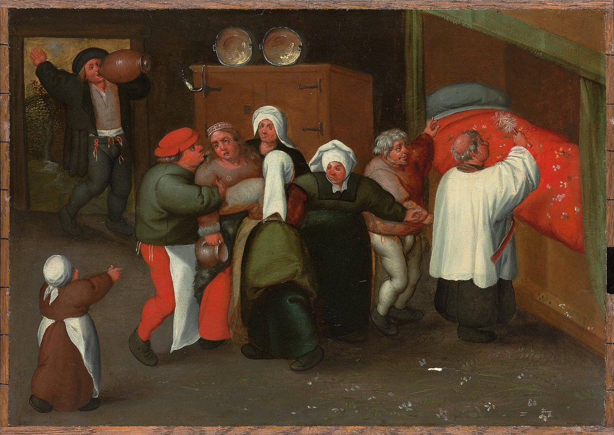 La Bénédiction du Mariage - Maerten van Cleve