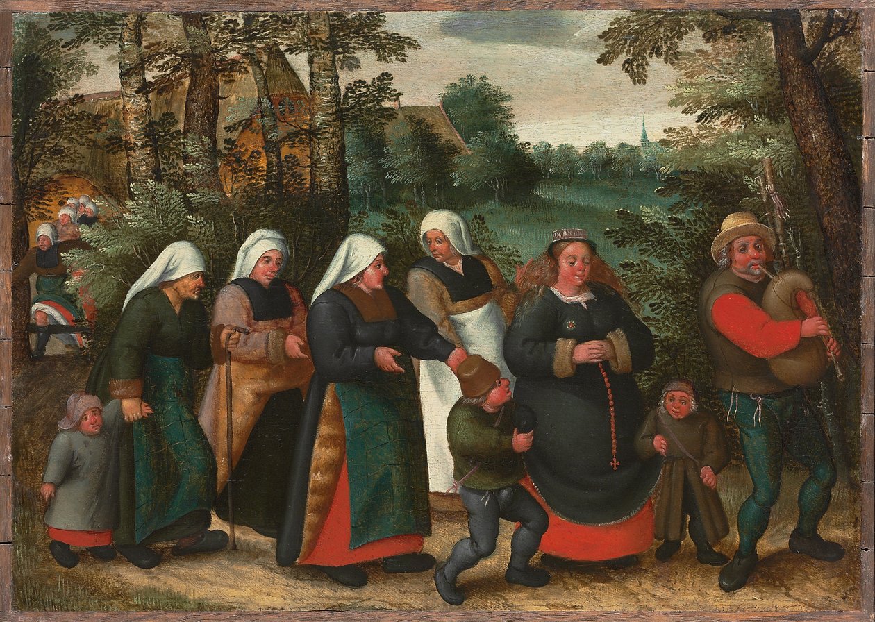 La procession de la mariée - Maerten van Cleve