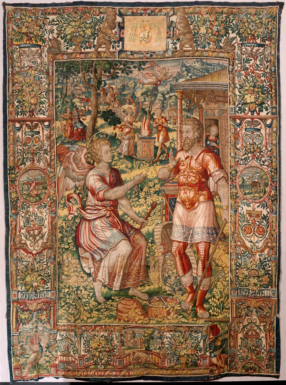 Musée diocésain. Tapisserie flamande. Bruxelles. Atelier François Geubels. Série Histoire de Gédéon. Gédéon et l