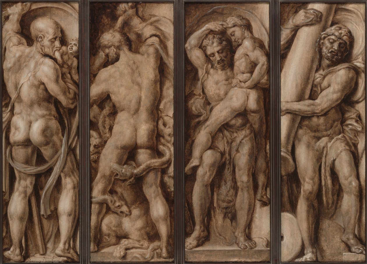 Saturne Dévorant un Enfant; Hercule Tuant l