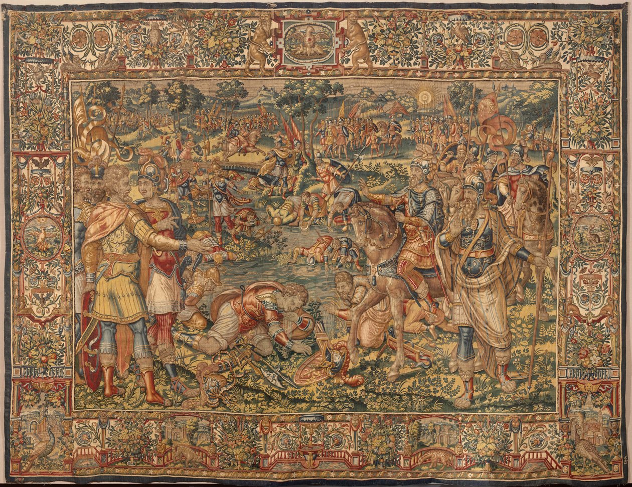 Histoire de Gédéon, fin du 16ème siècle (soie et laine) - Maerten van Heemskerck
