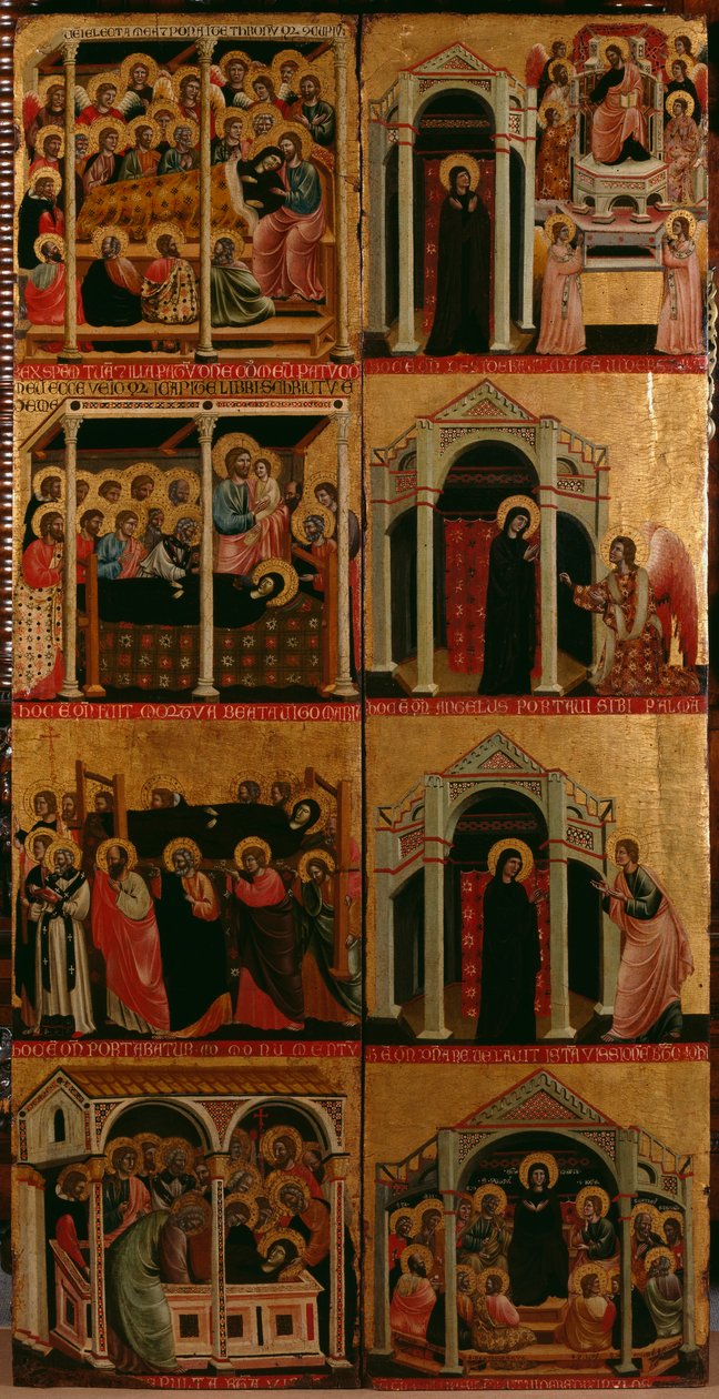 Triptyque de la Vierge, panneaux droit et gauche - Maestro di Cesi