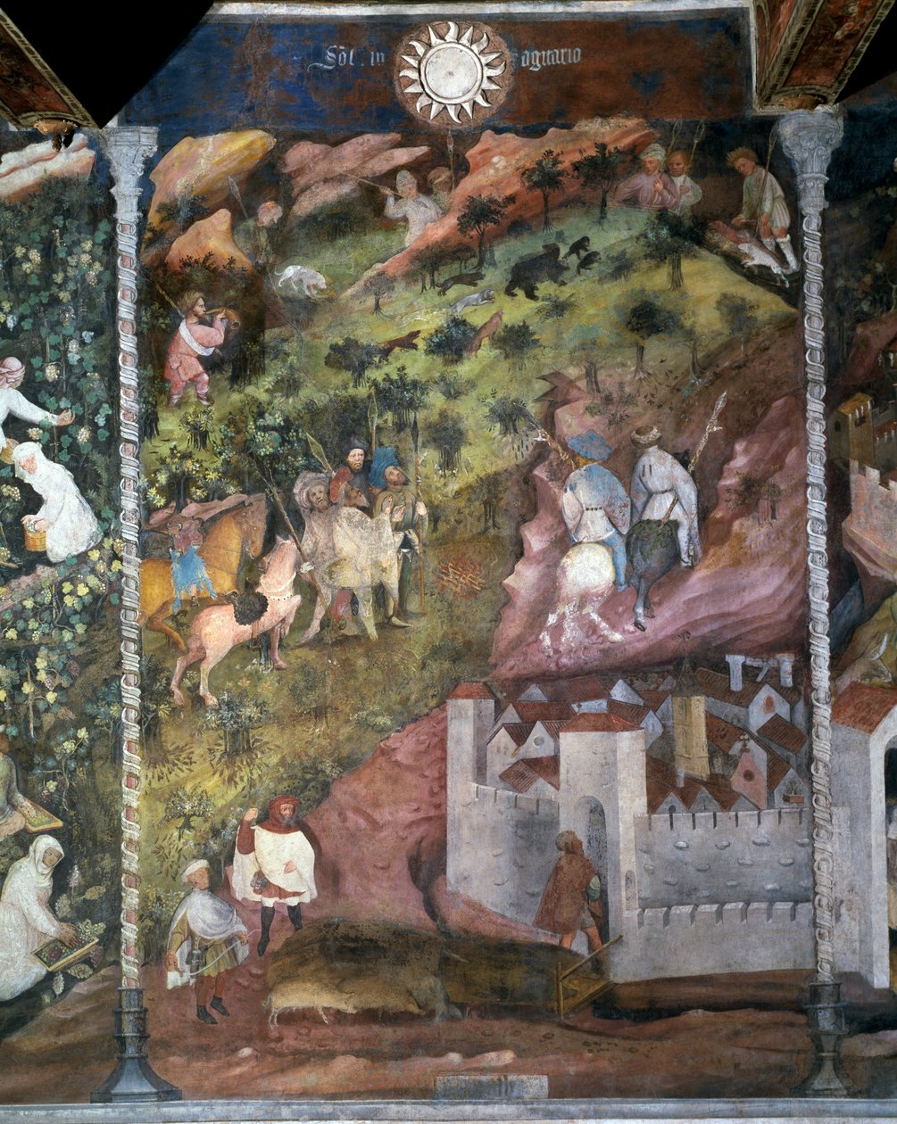 Mois de novembre (détail) - Maestro (attr. to) Venceslao