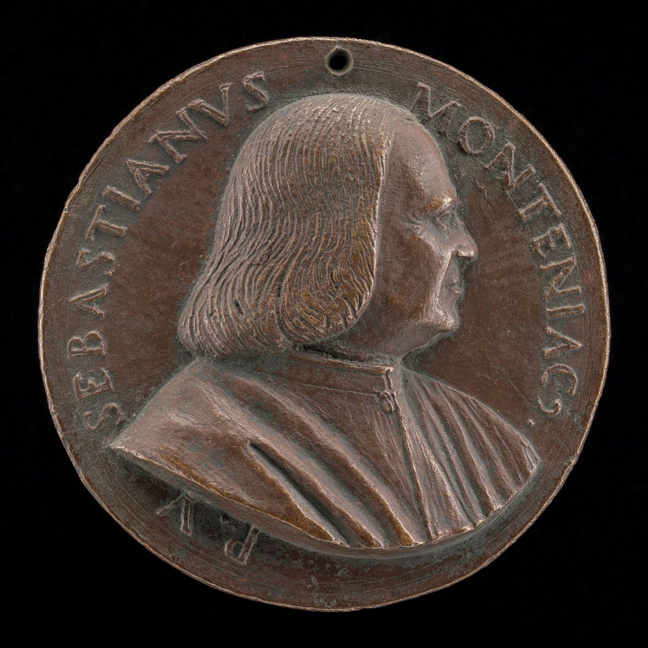 Sebastiano Montagnacco, mort en 1540, patricien vénitien [avers], 1520-1530 - Maffeo Olivieri