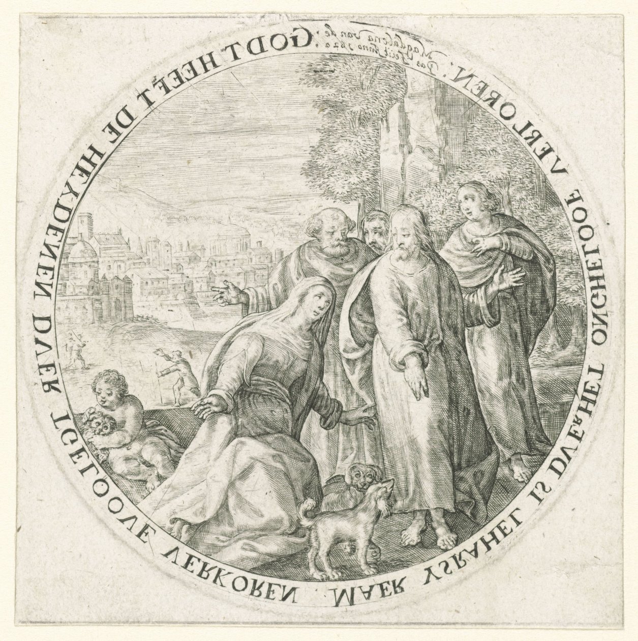 Christ et la femme cananéenne - Magdalena van de Passe
