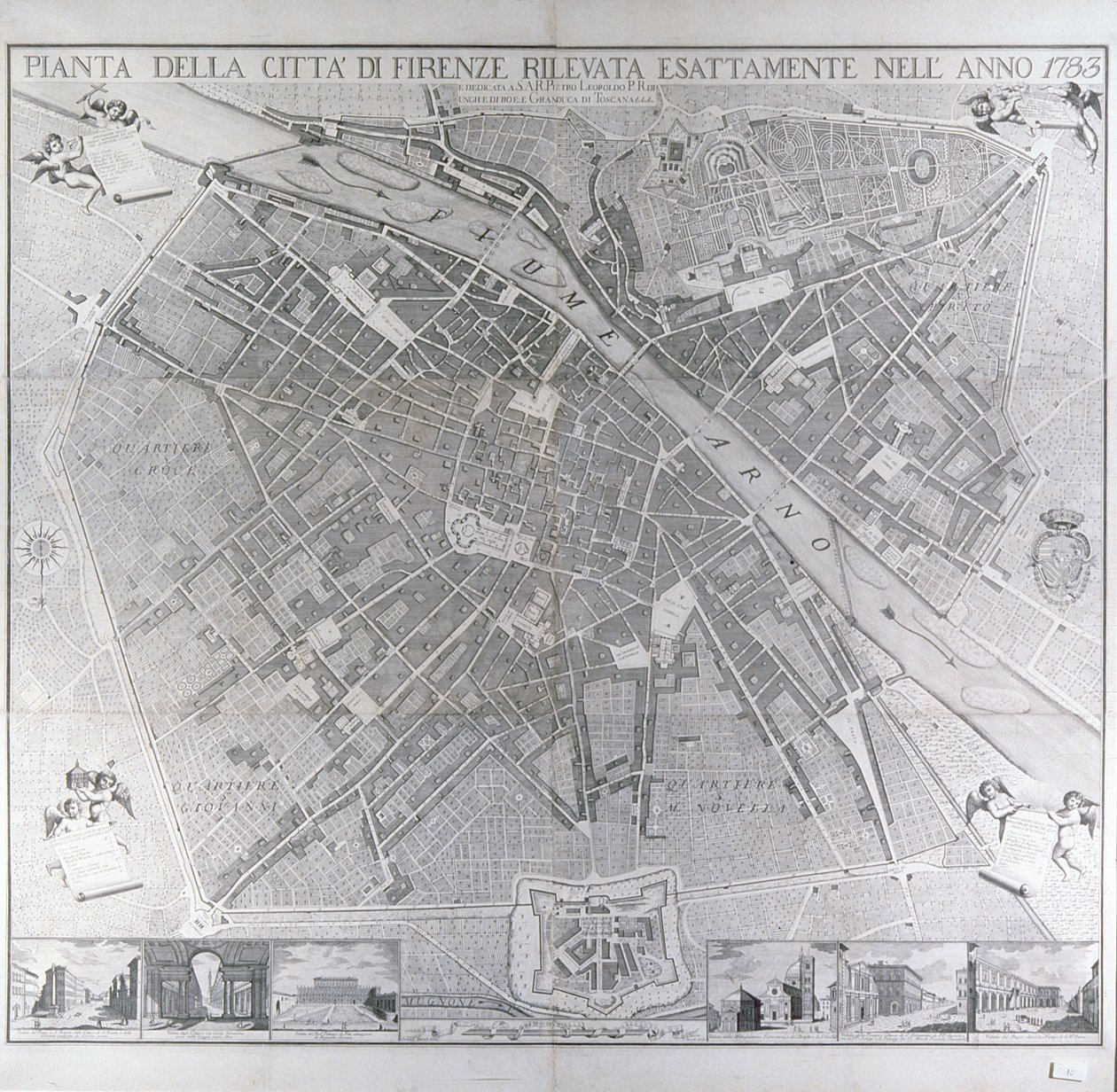 Carte de Florence, 1783 - Magnelli