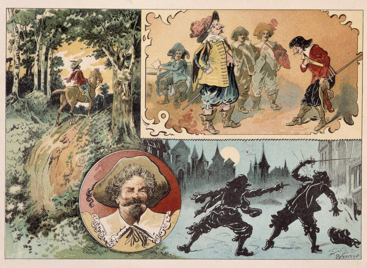 Cyrano de Bergerac (illustration du roman "L